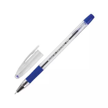 Ручка шариковая масляная с грипом BRAUBERG Model-XL ORIGINAL, СИНЯЯ, узел 0,7мм,линия 0,35мм (24 шт.)