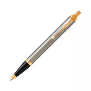 Parker IM Core - Brushed Metal GT, шариковая ручка, M, 1931670