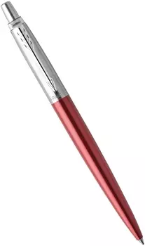 Ручка шариковая Parker Jotter Core K63 (1953187) Kensington Red CT M синие чернила подар.кор.