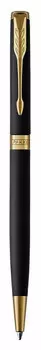 Ручка шариковая Parker Sonnet Core K428 Slim (1931520) Matte Black GT M черные чернила подар.кор.