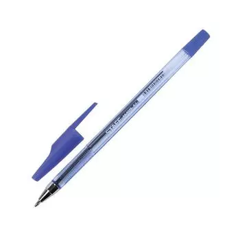 Ручка шариковая STAFF AA-927, СИНЯЯ, корпус тонированный, хромированные детали, 0,7 мм, линия 0,35 мм, BP105, (100 шт.)