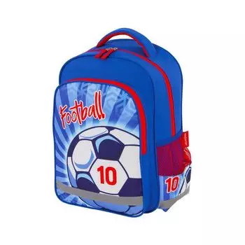 Рюкзак ПИФАГОР SCHOOL для начальной школы, SOCCER BALL, 38х28х14 см