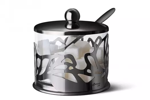 Сахарница с ложкой APOLLO genio Cite Black Onyx