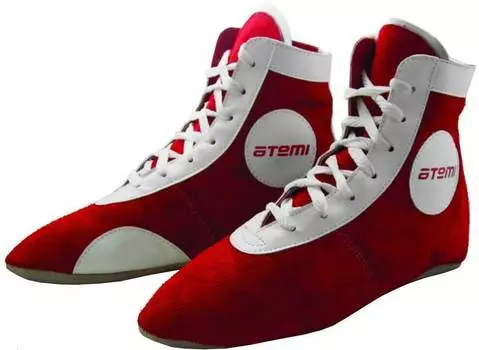 Самбовки красные ATEMI (размер 45) замша