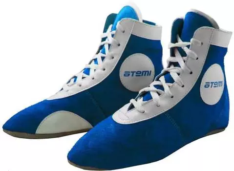 Самбовки синие ATEMI (размер 35) замша