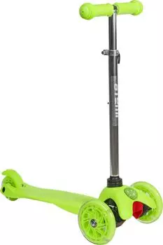 Самокат детский Atemi Baby Road, AKC01A, светодиоды, ЗЕЛЕНЫЙ