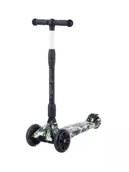 Самокат Tech Team Tiger Print 2021 хаки