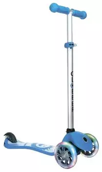 Самокат трехколесный Globber PRIMO FANTASY LIGHTS голубой 424-011