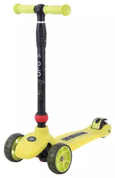 Самокат трехколесный Tech Team Ufo 2021 желтый
