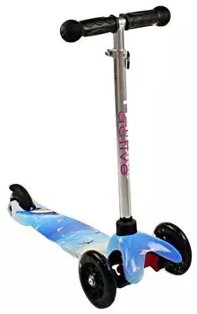 Самокат трехколесный Triumf Active Mini Up Flash Print SKL-06AHP dolfin