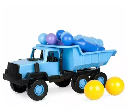 Самосвал "Сибиряк" с кеглями в сетке 9292