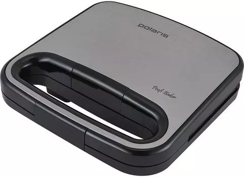 Сэндвичница Polaris PST 0201 черный/серебристый