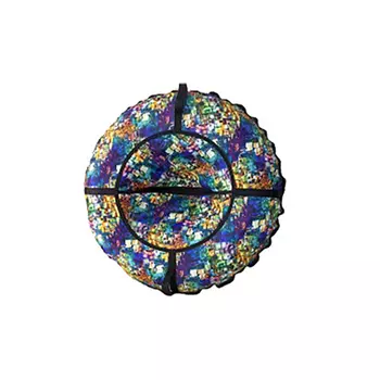 Санки-ватрушки "Дизайн" 100 см (камера R13)