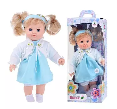 Саша Весна 5 кукла мягконабивная озвученная 42 см