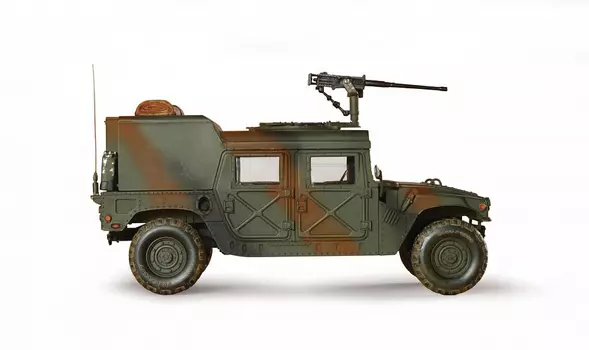 Сборная модель "Американский армейский вездеход "Хаммер" Подарочный набор с клеем и красками 3562ПН