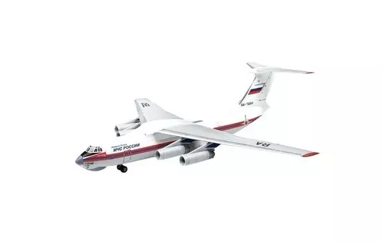 Сборная модель Российский транспортно-десантный самолет МЧС России "Ил-76ТД МЧС" 7029