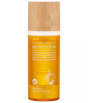 Secret Nature Гидрофильное масло-пенка с мандарином Mandarine Oil to Foam Cleanser, 100 мл
