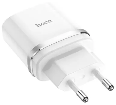 Сетевое зарядное устройство Hoco C12Q, 1USB, 3А, QC3.0, белый (16262)