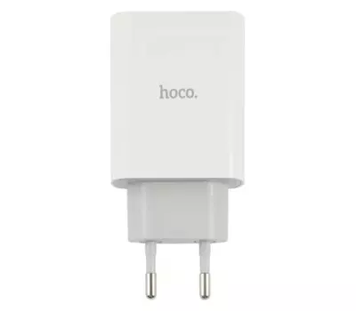 Сетевое зарядное устройство Hoco C80A Rapido, USB+Type-C, PD20W+QC3.0, белый (40519)