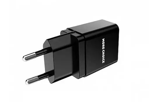 Сетевое зарядное устройство More choice 1USB 1A для micro USB NC33m (Black)