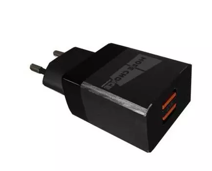 Сетевое зарядное устройство More choice 2USB 2.1A для Type-C NC24a (Black)