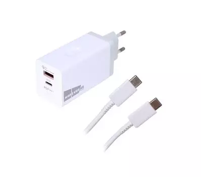 Сетевое зарядное устройство More choice NC76Sa Smart 2USB 3.0А GAN PD+QC65W черный