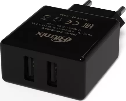 Сетевое зарядное устройство Ritmix RM-2025AC black