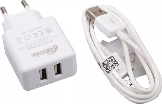 Сетевое зарядное устройство Ritmix RM-2095AC white