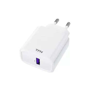 Сетевое зарядное устройство TFN RAPID 5A QC/SCP white б/кабеля