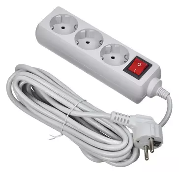 Сетевой фильтр Buro 300SL-5-G 5м (3 розетки) серый