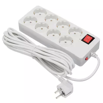 Сетевой фильтр Buro 800SH-5-W 5м (8 розеток) белый