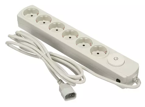 Сетевой фильтр Ippon BK132 3м (6 розеток) белый