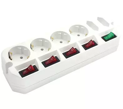 Сетевой фильтр Most A10 1.6м (6 розеток) белый