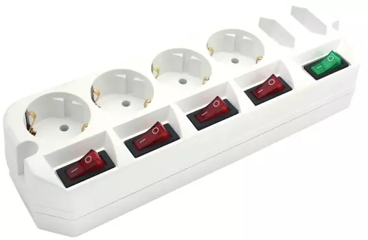 Сетевой фильтр Most A10 5м (6 розеток) белый