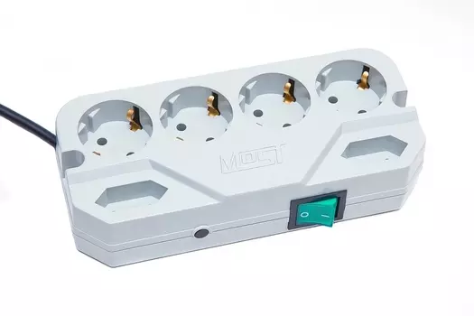 Сетевой фильтр Most CRG белый 5м