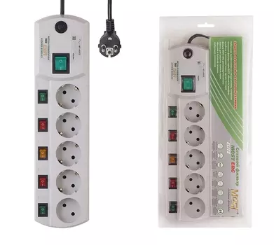 Сетевой фильтр Most ERG белый 3м