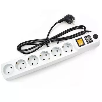 Сетевой фильтр Most H6 белый 5м