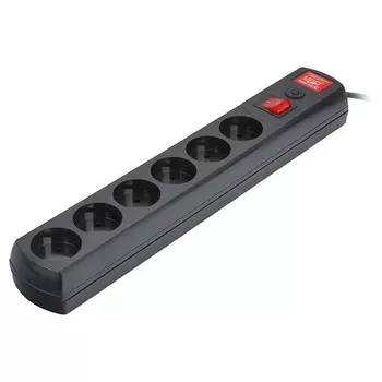 Сетевой фильтр Most LR 3м (6 розеток) черный
