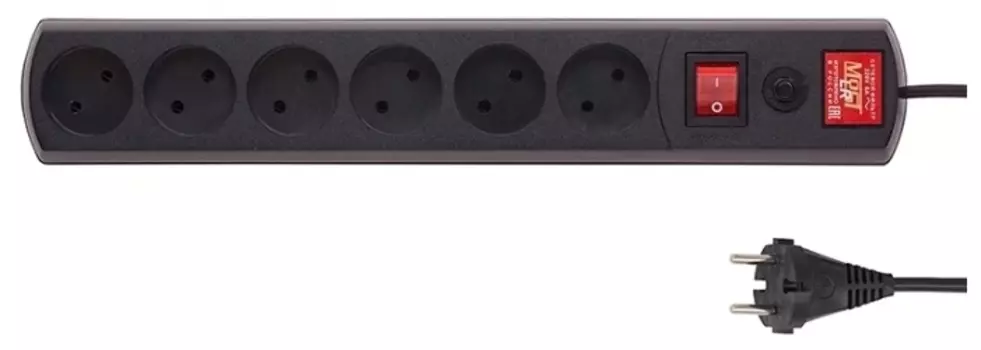 Сетевой фильтр Most LR 3м черный