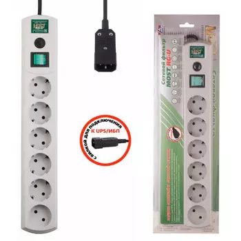 Сетевой фильтр Most RG белый 7м