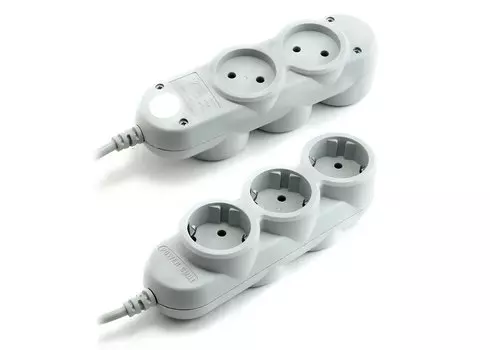 Сетевой фильтр Power Cube PC-Y-5-32-3 3м (5 розеток) серый