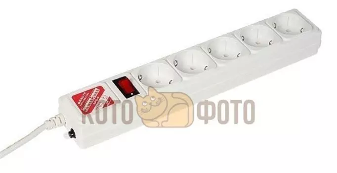Сетевой фильтр Power Cube SPG-B-10-WHITE 3м (5 розеток) белый