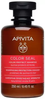 Шампунь APIVITA для окрашенных волос с протеинами киноа и медом, флакон, 250 мл