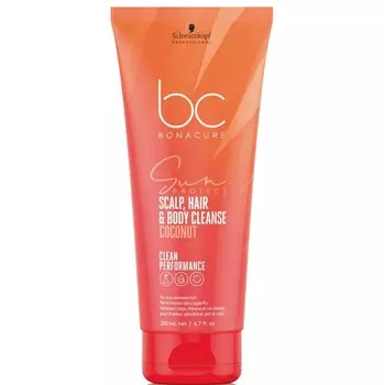 Шампунь для кожи головы, волос и тела 3-в-1 Schwarzkopf Professional BC Sun 200 мл