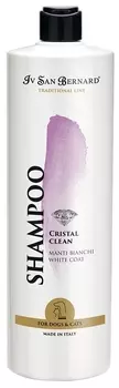 Шампунь для устранения желтизны шерсти 1 л ISB Traditional Line Cristal Clean