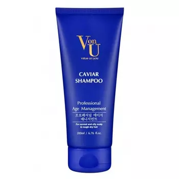 Шампунь для волос с икрой Von U Caviar Shampoo, 200 мл