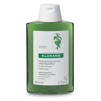Шампунь Klorane с экстрактом Крапивы себорегулирующий, 200 мл