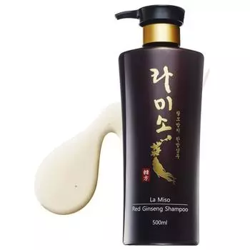 Шампунь La Miso Red Ginseng, 500 мл, с экстрактом красного женьшеня