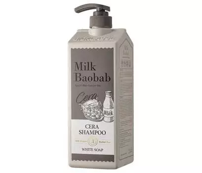 Шампунь MilkBaobab Cera Shampoo White Soap 1200ml