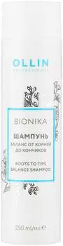 Шампунь Ollin Professional BioNika баланс от корней до кончиков 250мл